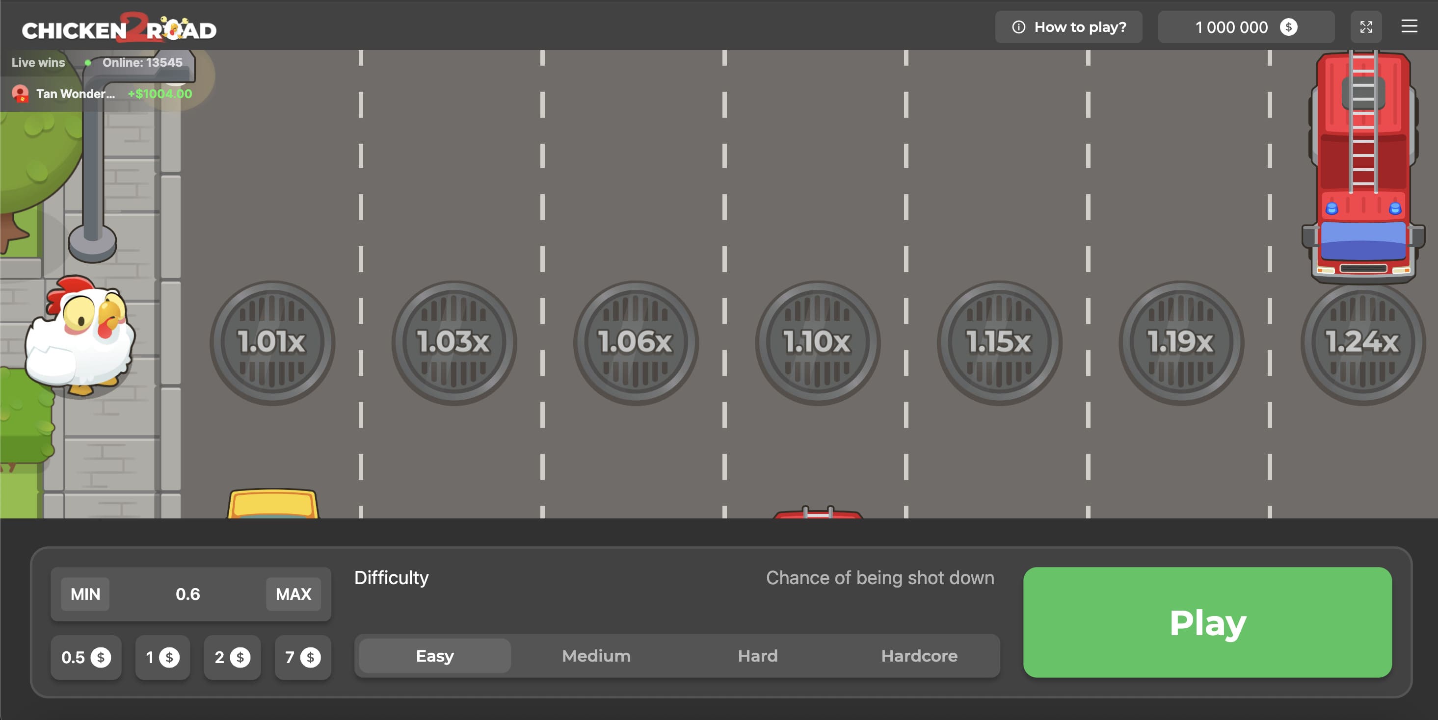 Mappa Chicken Road 2
